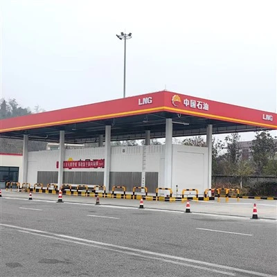 LNG stanica-učvršćena na nosač